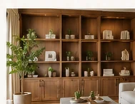 Illustrative example of built-ins & shelving